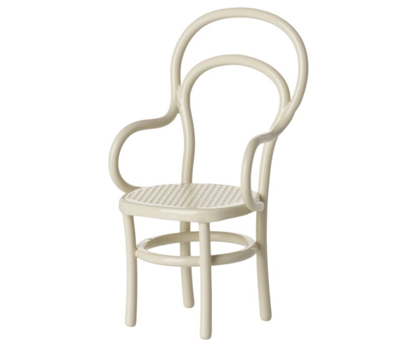 Vintage stolička Off white