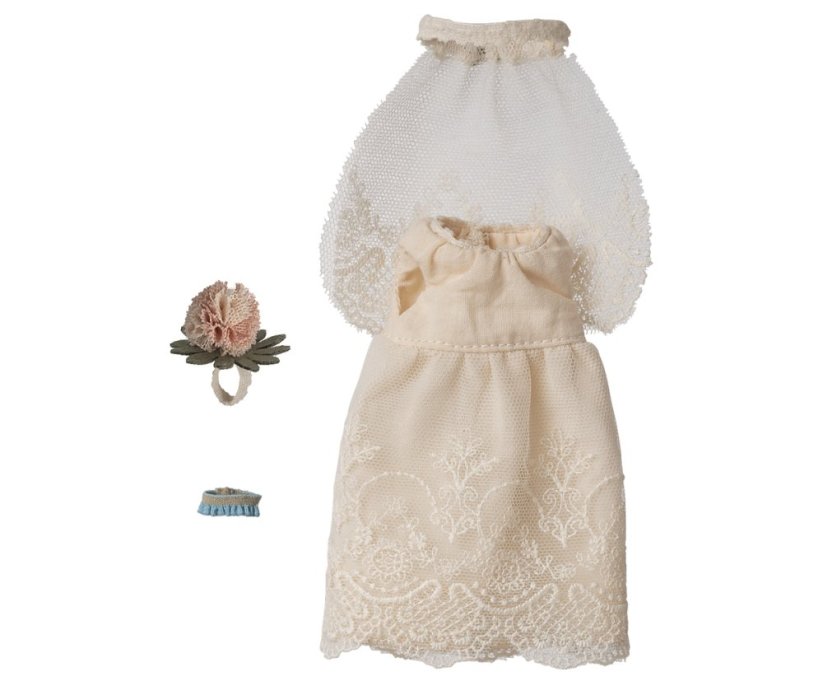 Svadobné oblečenie pre myšky Mama