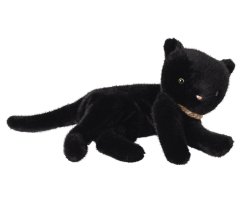 Plyšová mačka Medium Black