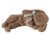 Spiaci plyšový zajačik Soft Brown
