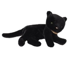 Plyšová mačka Medium Black