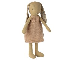 Zajačik Veľkosť 1 Pletené šaty Cream Yellow