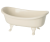 Miniatúrna vintage vaňa pre myšky