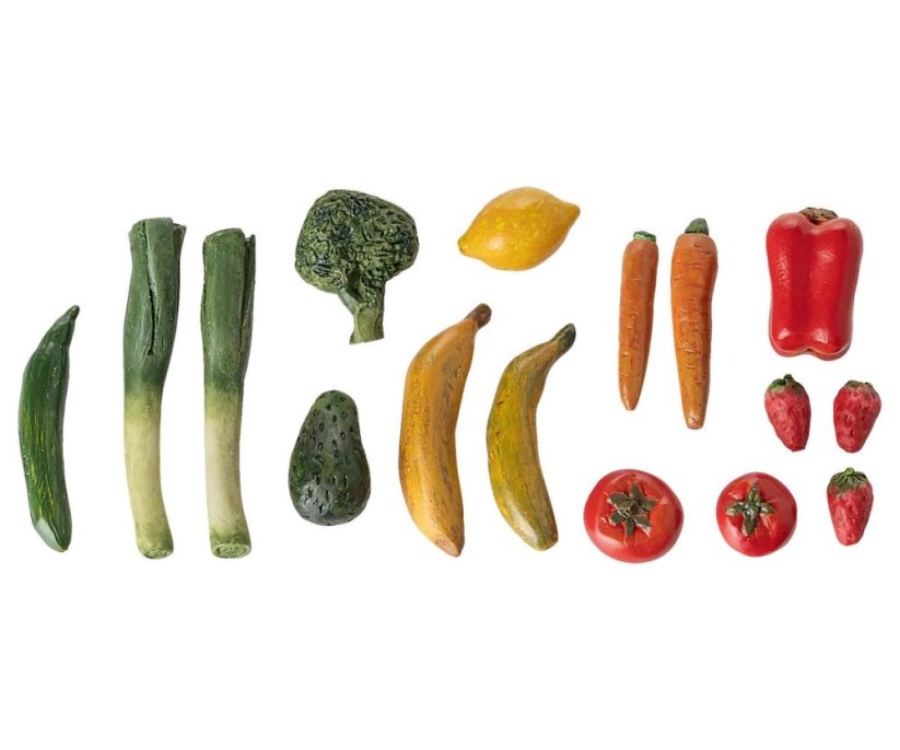 Miniatúrna zelenina a ovocie