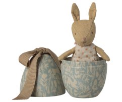 Veľkonočné vajíčko so zajačikom Small Dusty blue