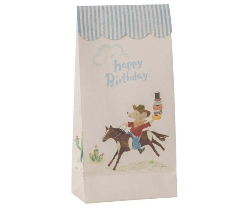Darčekové tašky Happy birthday Cowboy