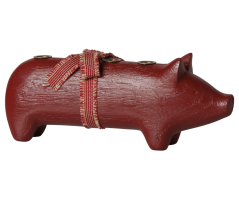 Svietnik prasiatko Medium Red