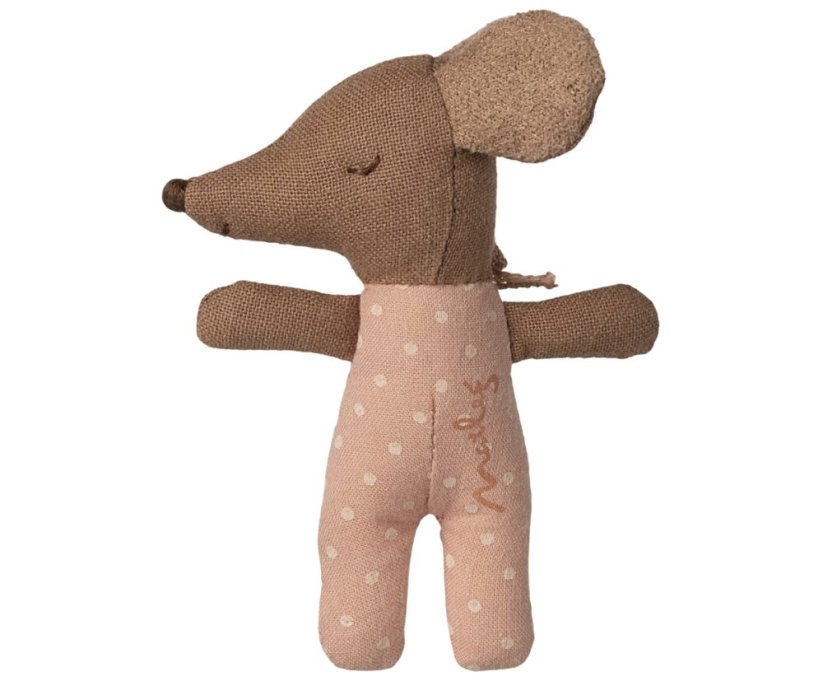 Spiaca myška v krabičke od zápaliek Rose