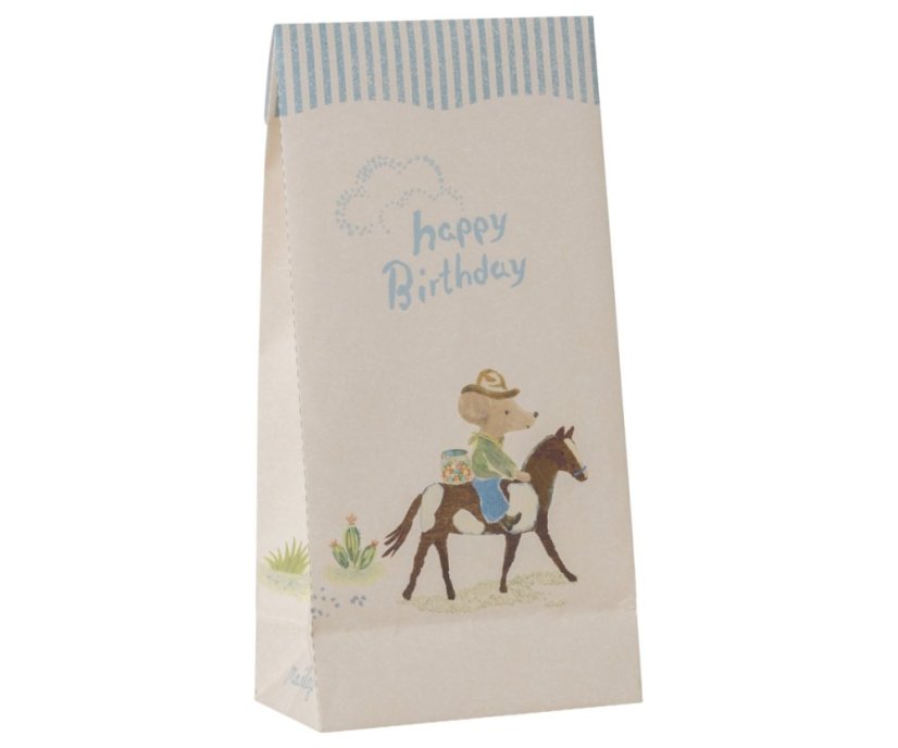 Darčekové tašky Happy birthday Cowboy