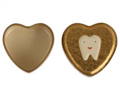 Krabička na zúbok Gold