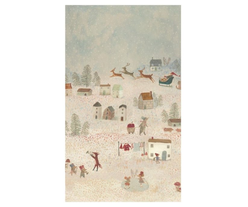 Baliaci papier Santa prichádza