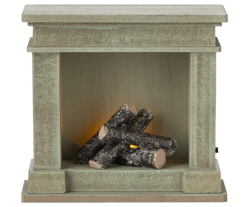 Miniatúrny krb Dusty green