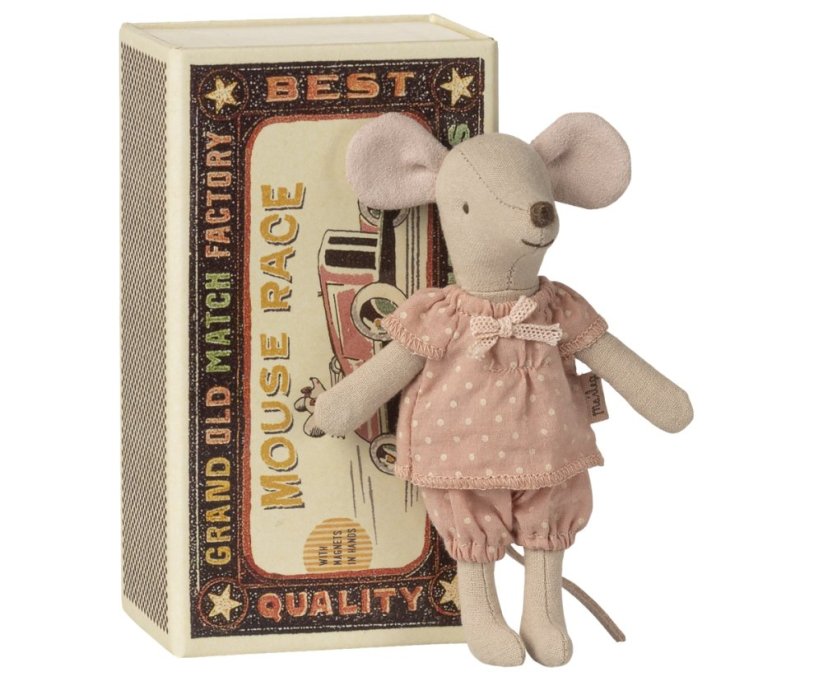 Myška Veľká sestra v zápalkovej škatuľke