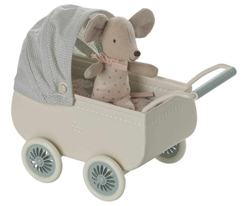 Kočík s baby myškou Mint