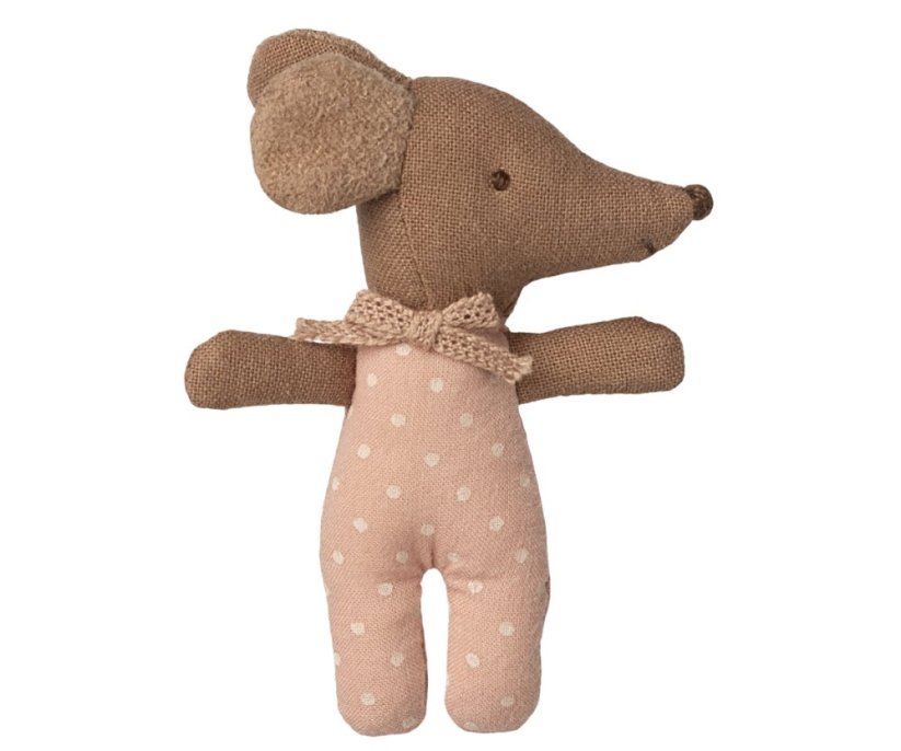 Spiaca myška v krabičke od zápaliek Rose