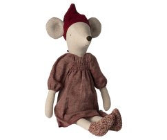 Vianočná myška Dievča Maxi